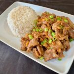 Carne prăjită in sos de stridii și usturoi